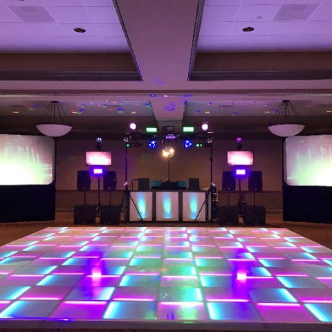 Hire New England Lighted Dance Floor Rentals Lighting