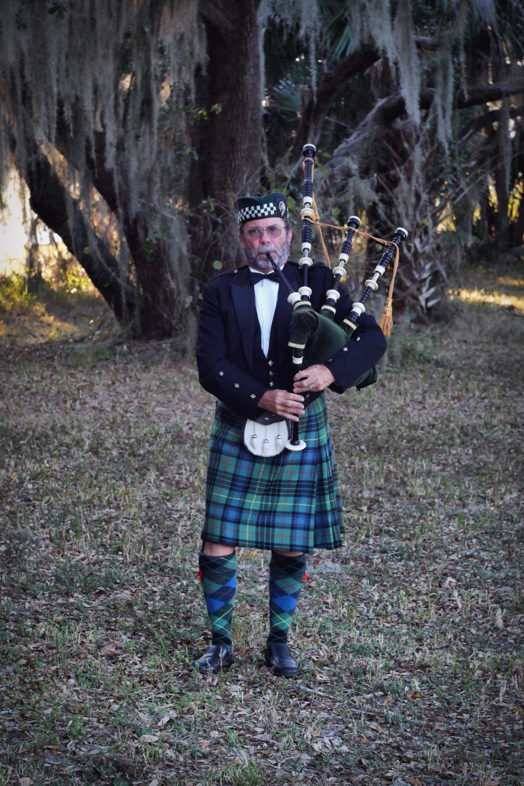 Hire The Florida Bagpiper Bagpiper in Sarasota, Florida