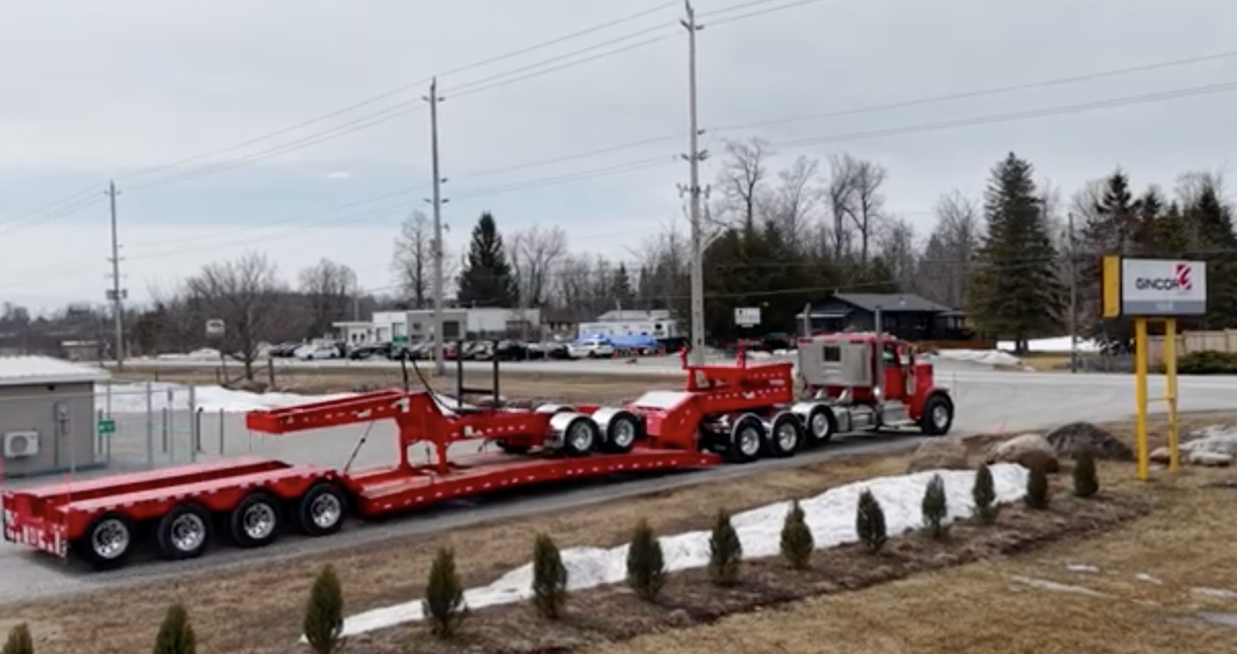 GINCOR Werx JC Series 75 Ton 4 Axle Float Trailer