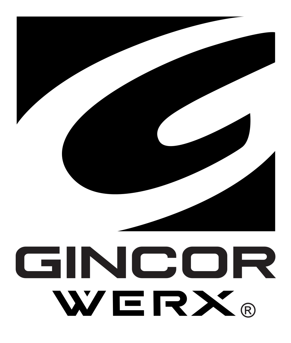 GINCOR Werx Block Logo black