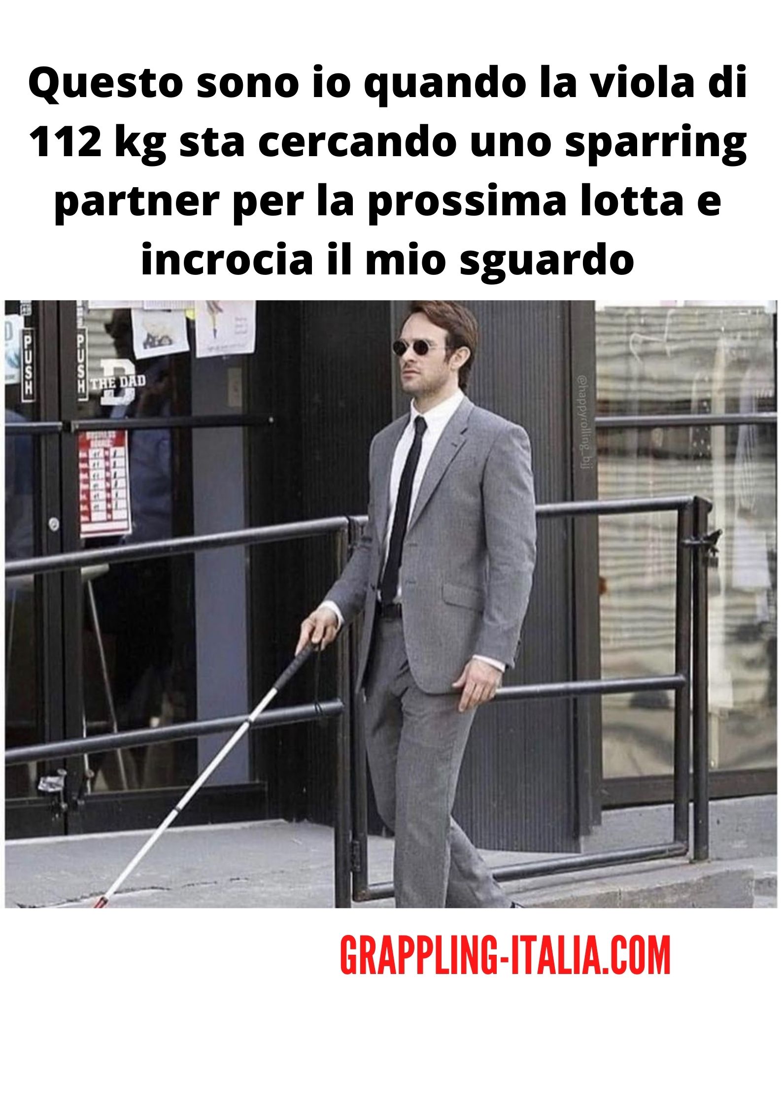 Quando una cintura colorata cerca il suo sparring partner