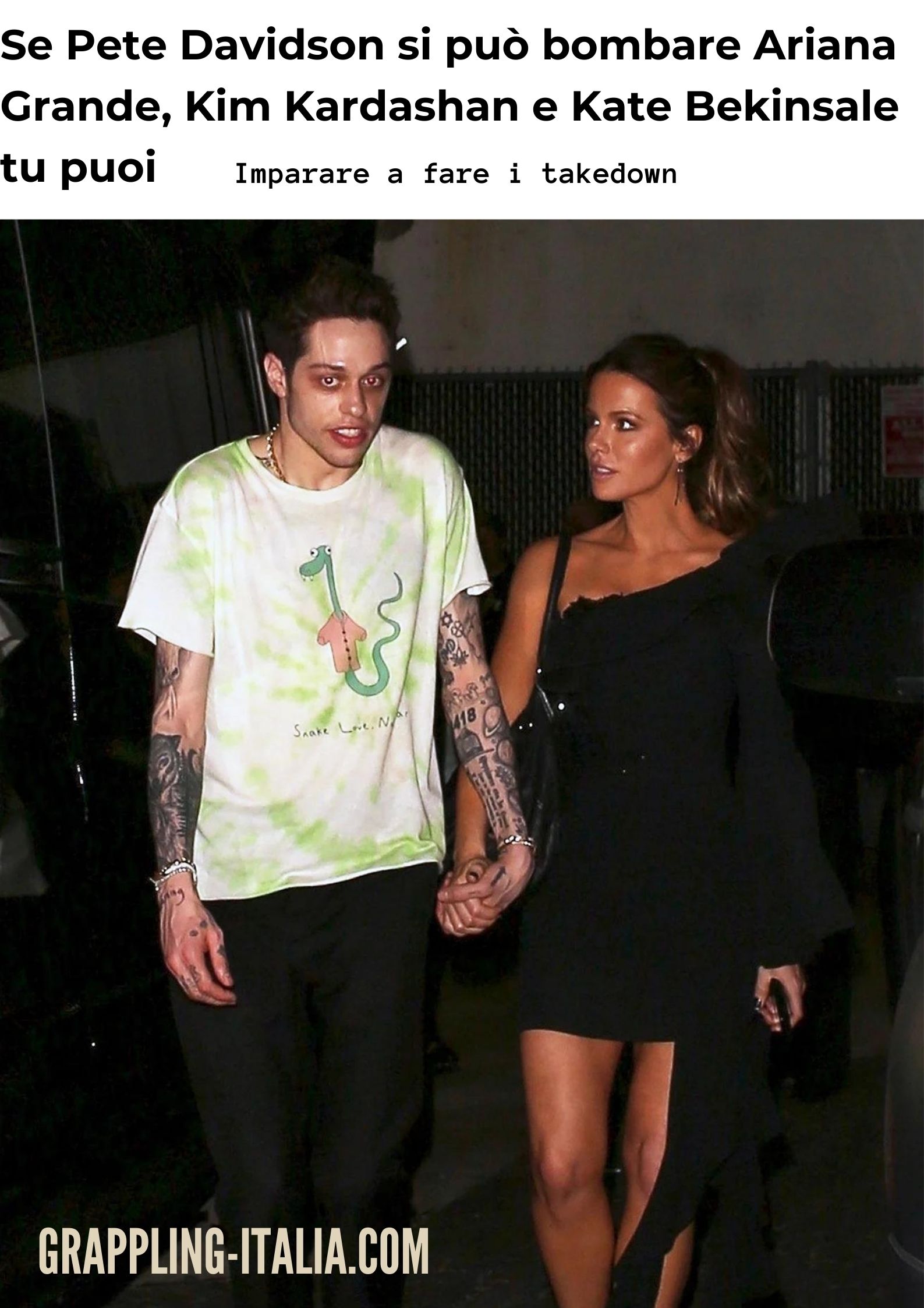 Pete Davidson ti insegna una cosa...