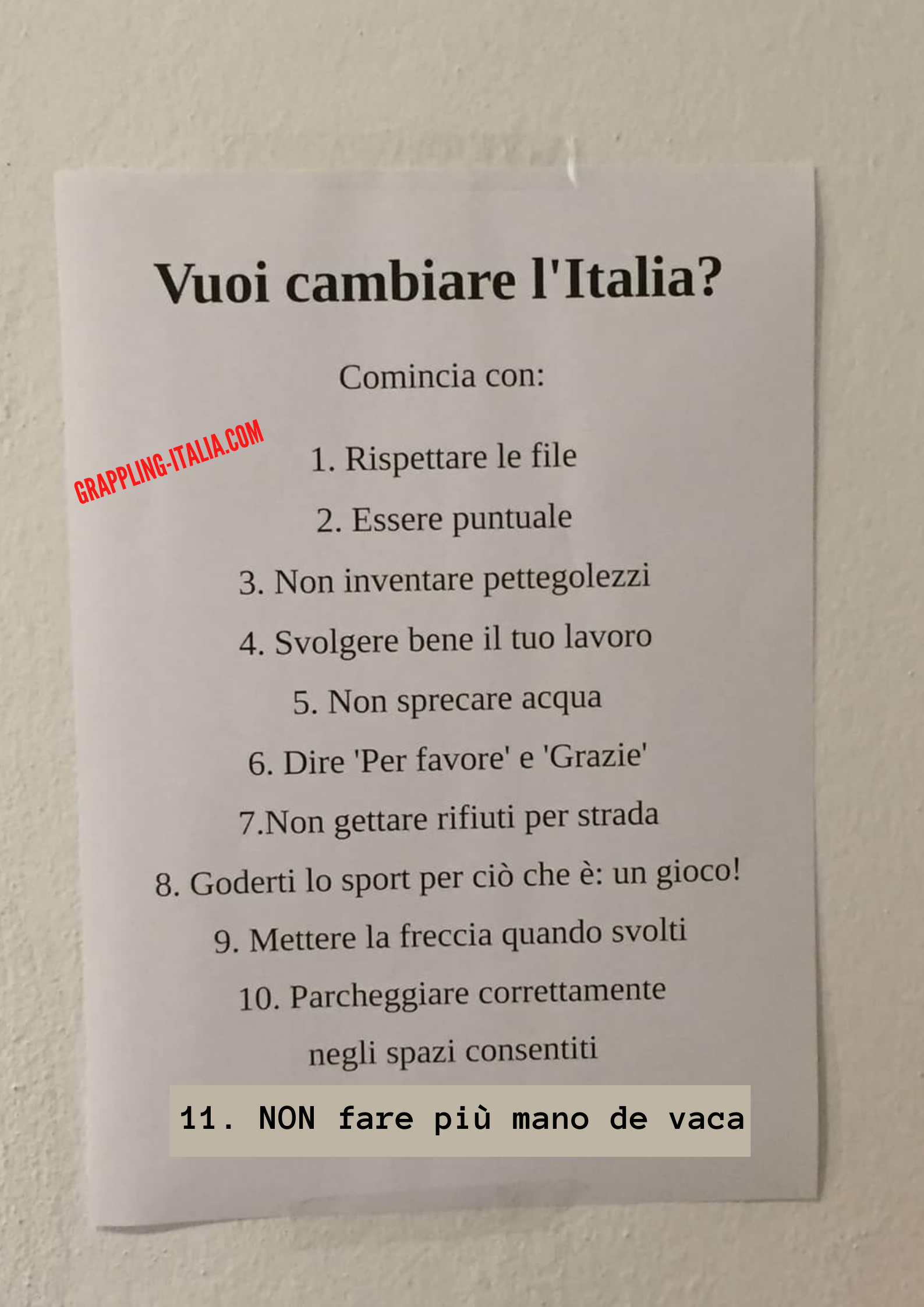 10 regole per un'italia migliore