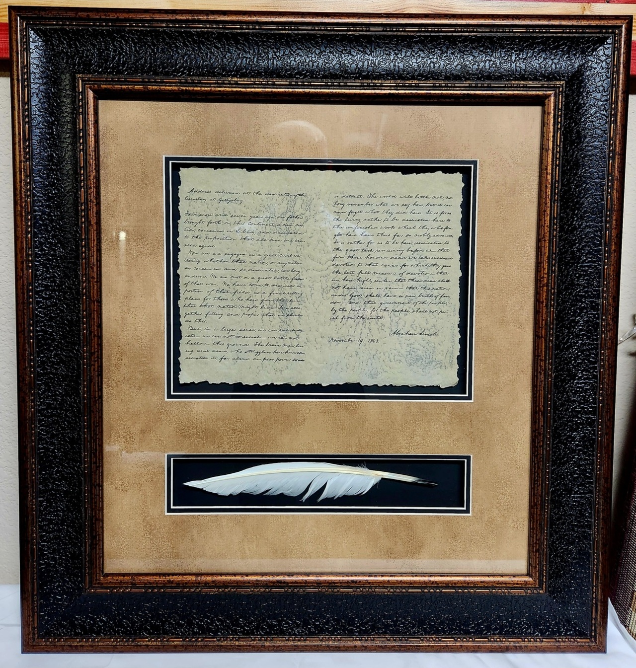 Gettsyburgh Address auction item image