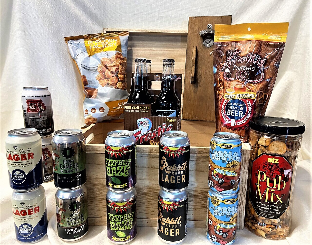 Craft Beer with Wood Box auction item image