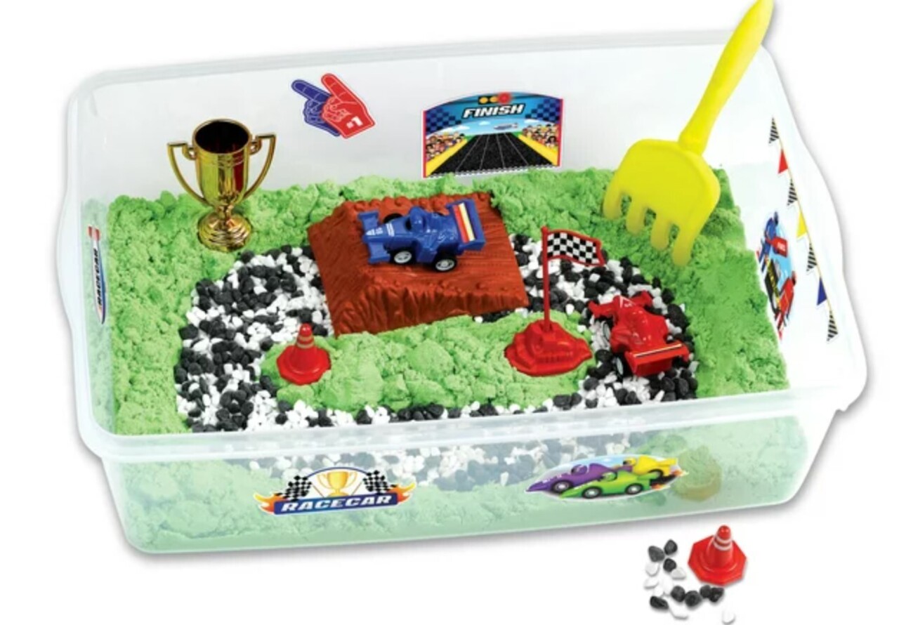 Race Track Sensory Bin auction item image