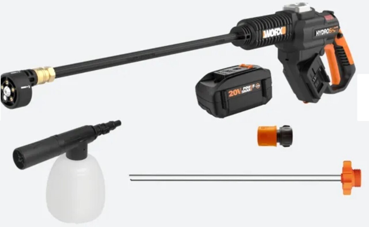 Hydro Shot Portable Power Cleaner/Accessory Kit & 4.0Ah auction item image