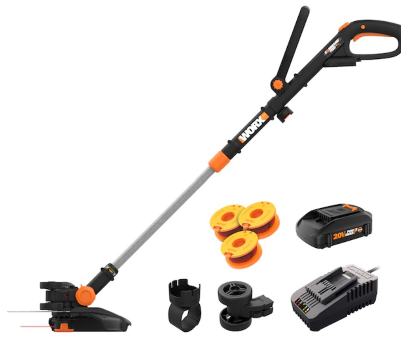 Battery Grass Trimmer with Edger Conversion auction item image