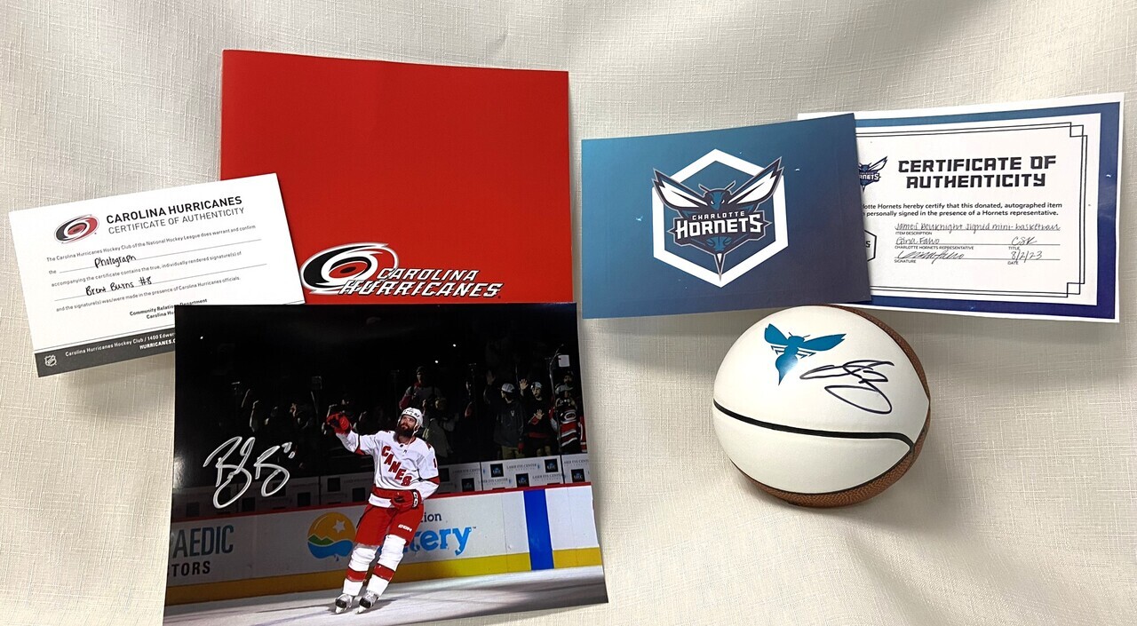 James Bouknight Signed Mini Basketball auction item image