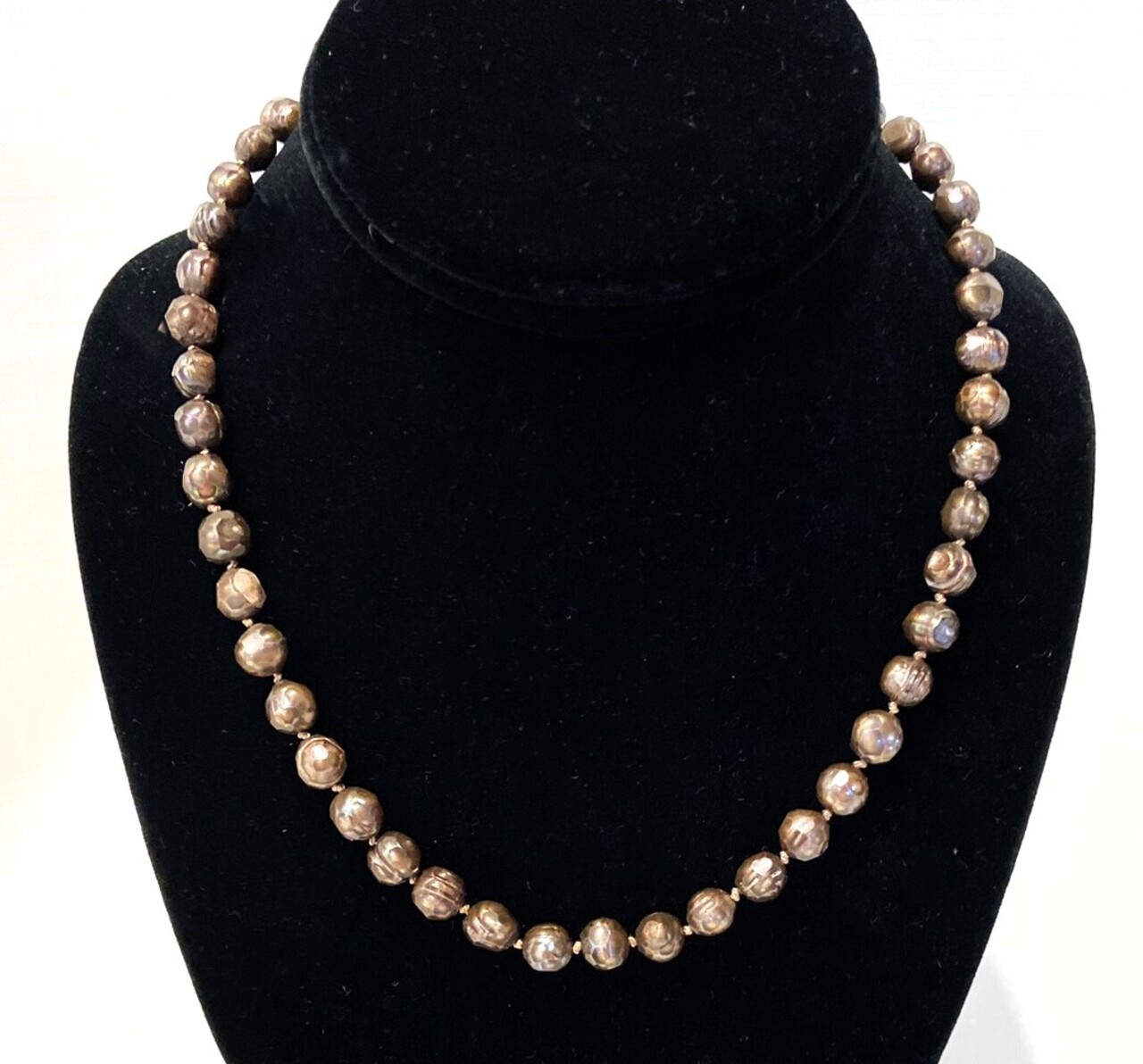 Brown Freshwater Pearl Necklace auction item image