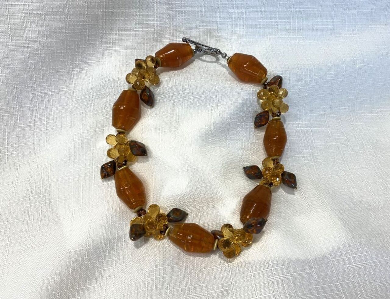 Amber Glass Necklace auction item image