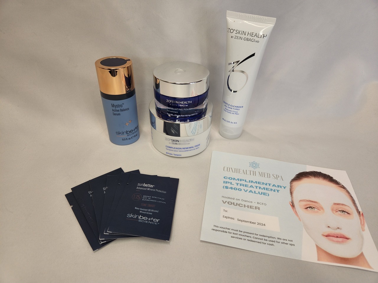 Skincare gift set from Cox Med Spa auction item image