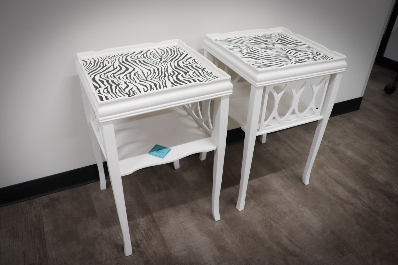 Safari Chic Side tables auction item image