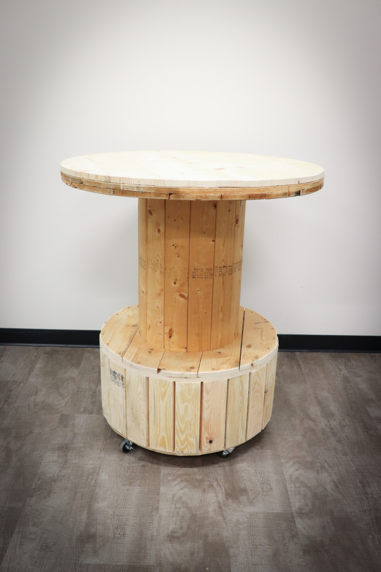 Chic Cable Spool Pub Table (1) auction item image
