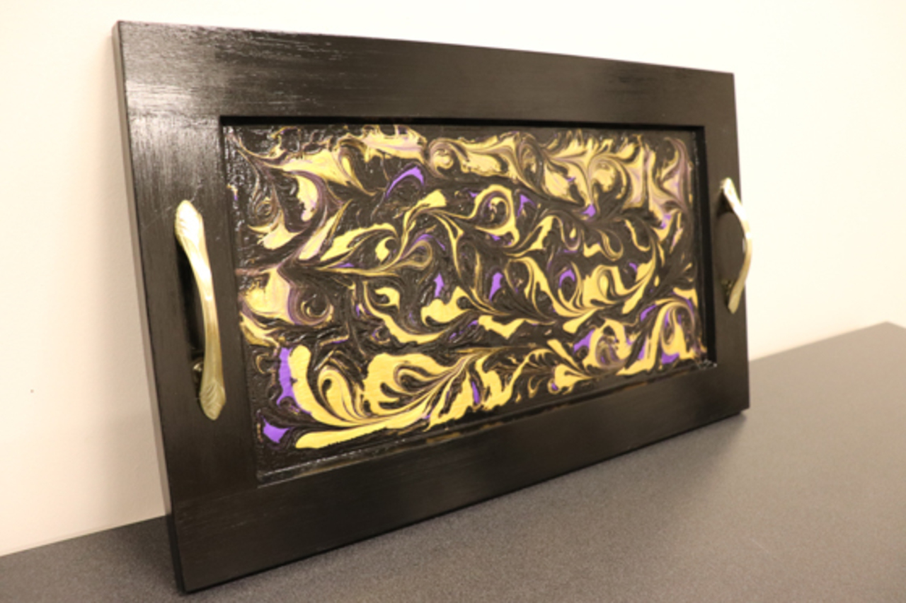 Handpainted Tray auction item image