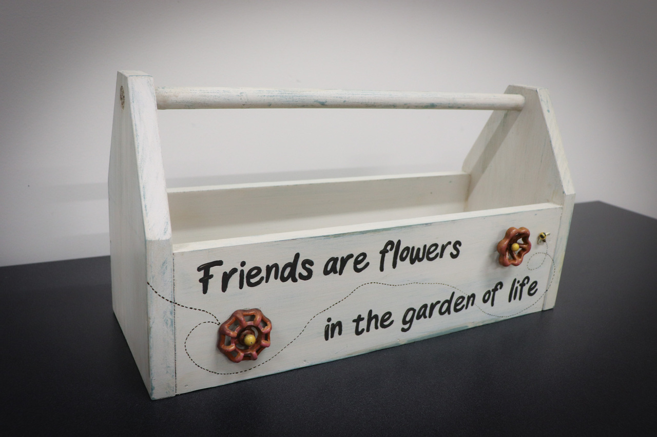 Friendship Blossoms Tool Box auction item image