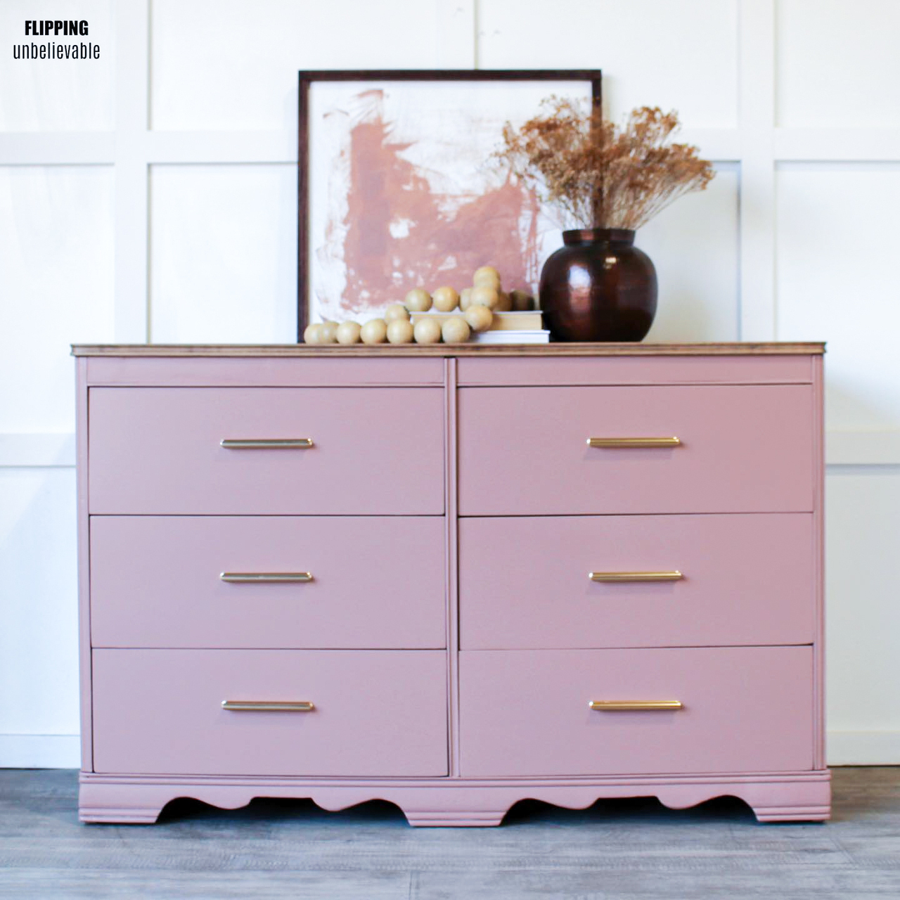 Elegant Blush Dresser auction item image