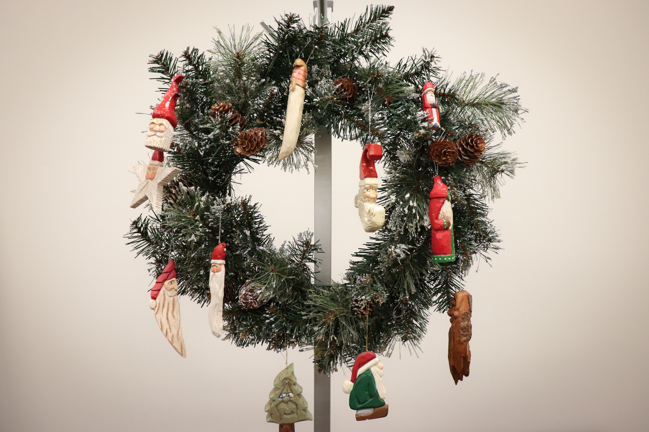 Select Hand Carved Wooden Ornaments auction item image