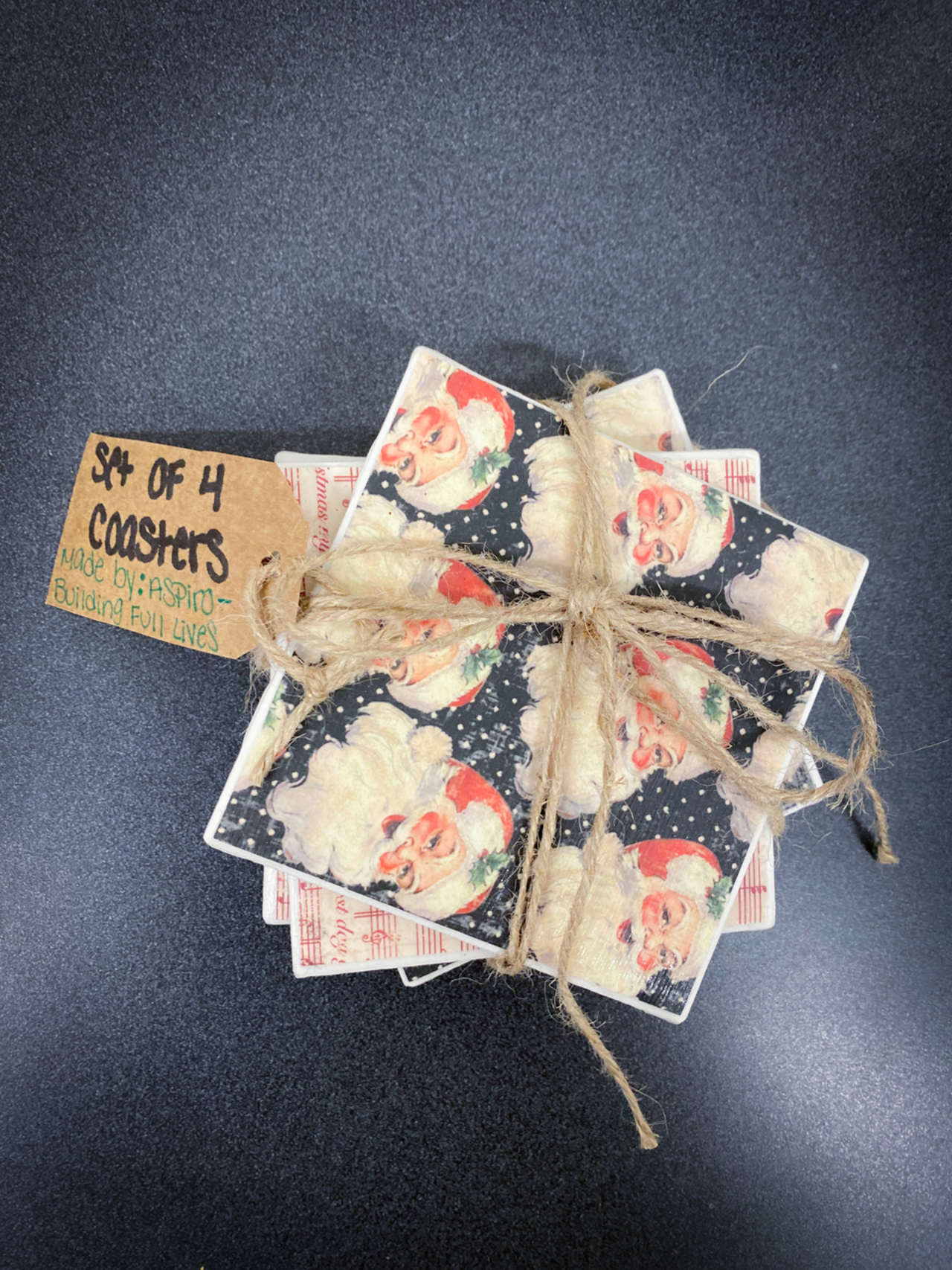 Holiday Coasters Set 1 auction item image