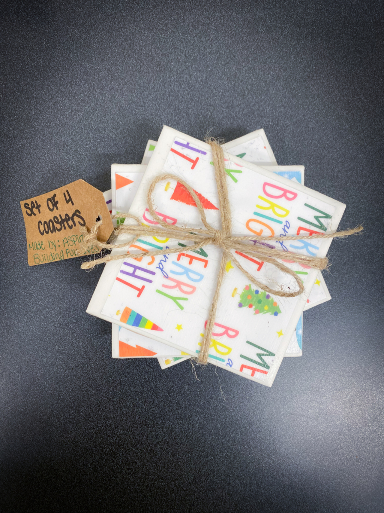 Holiday Coasters Set 2 auction item image