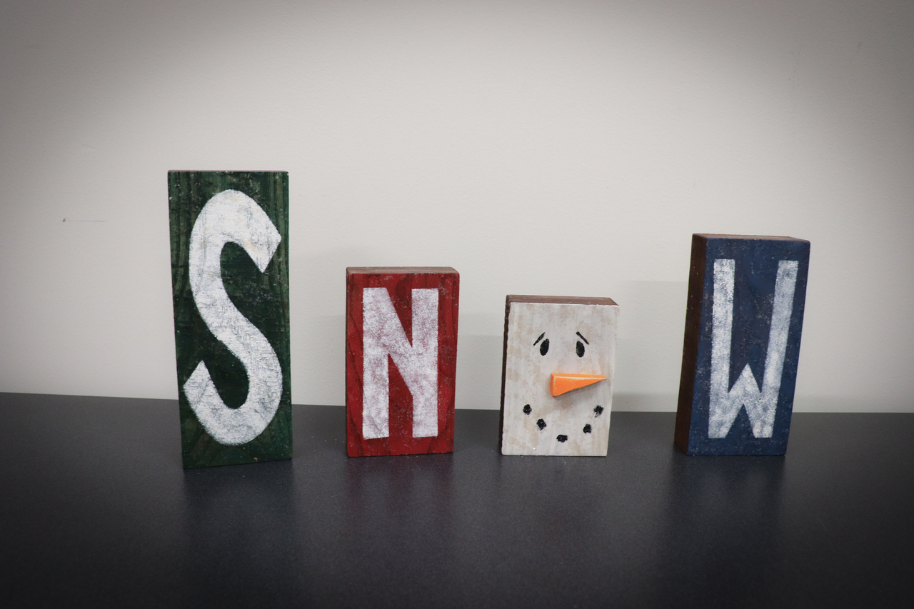 Reversible Holiday blocks auction item image