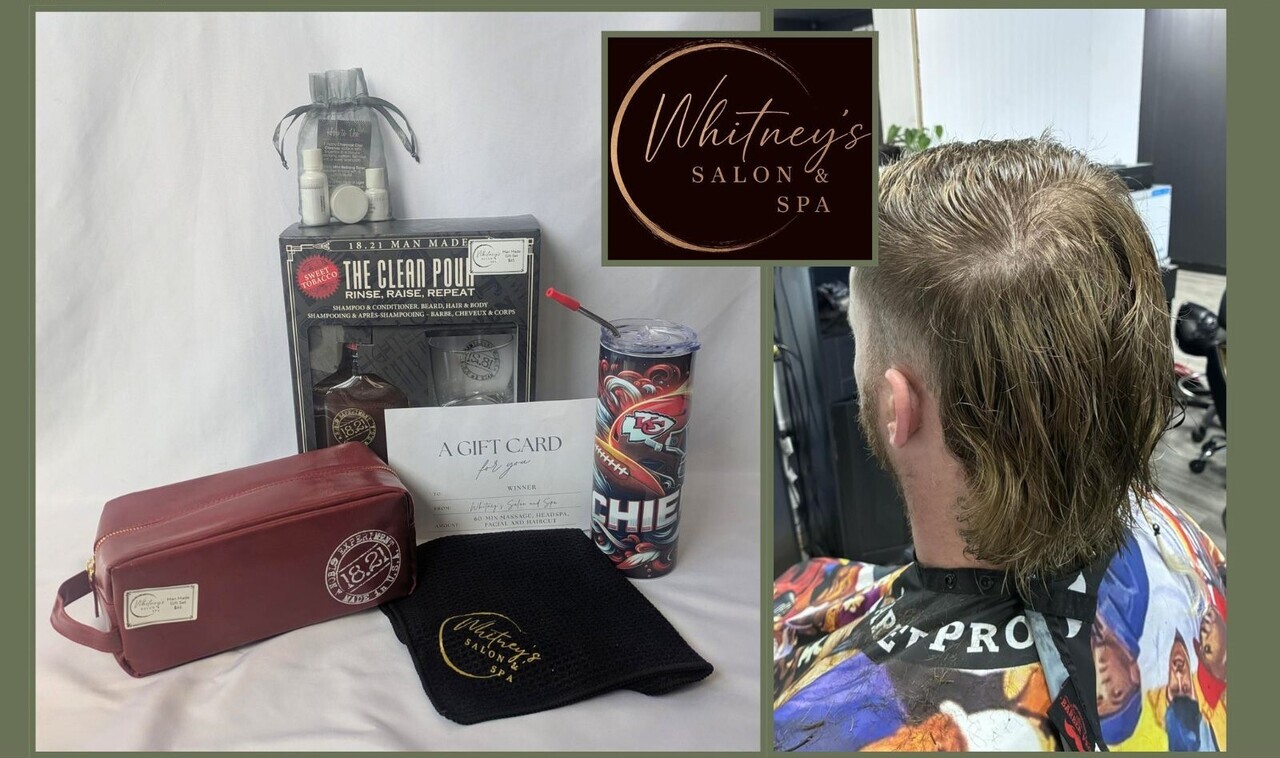 Men's Salon & Spa Basket auction item image