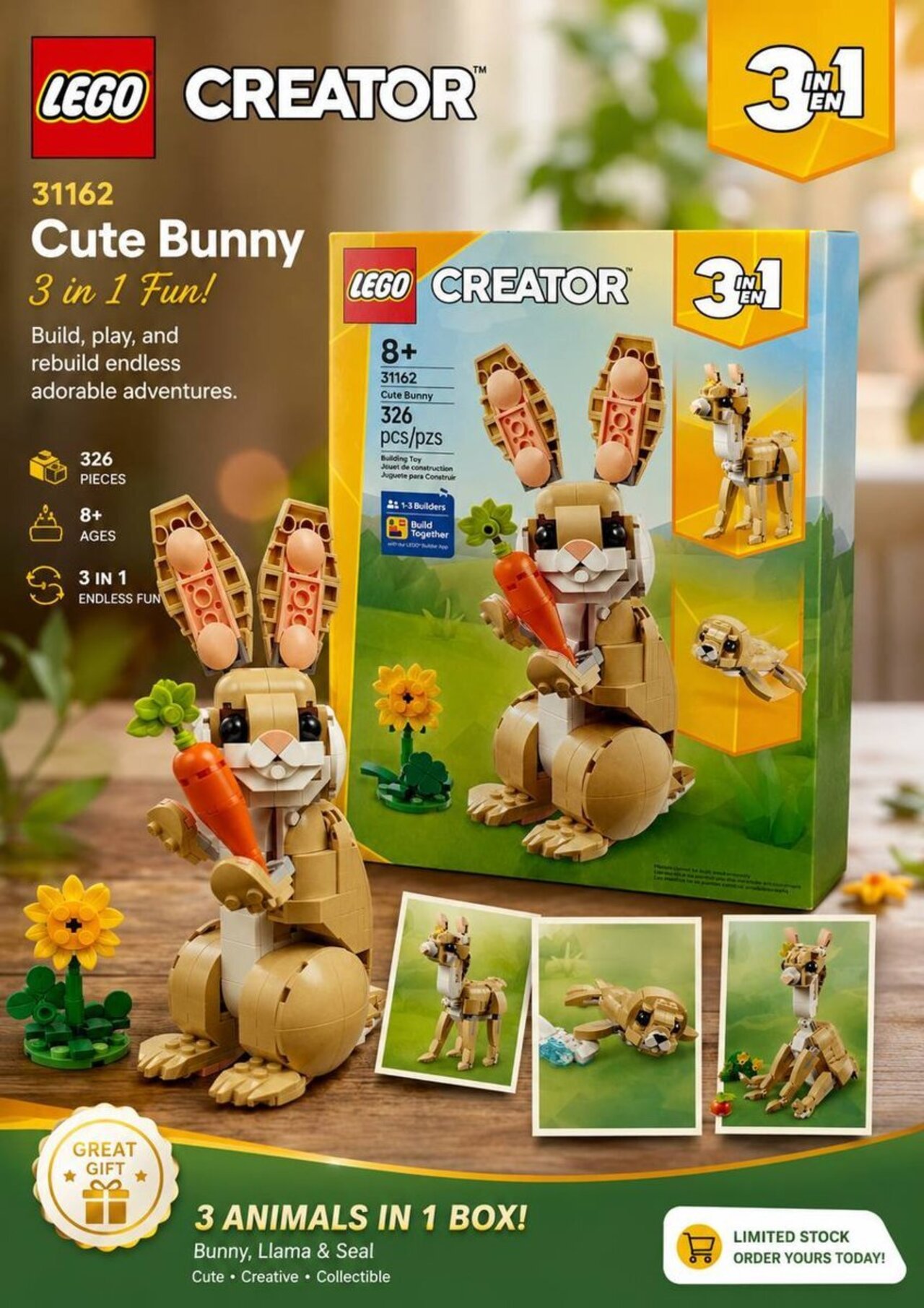 LEGO Bunny (Retired Set) auction item image