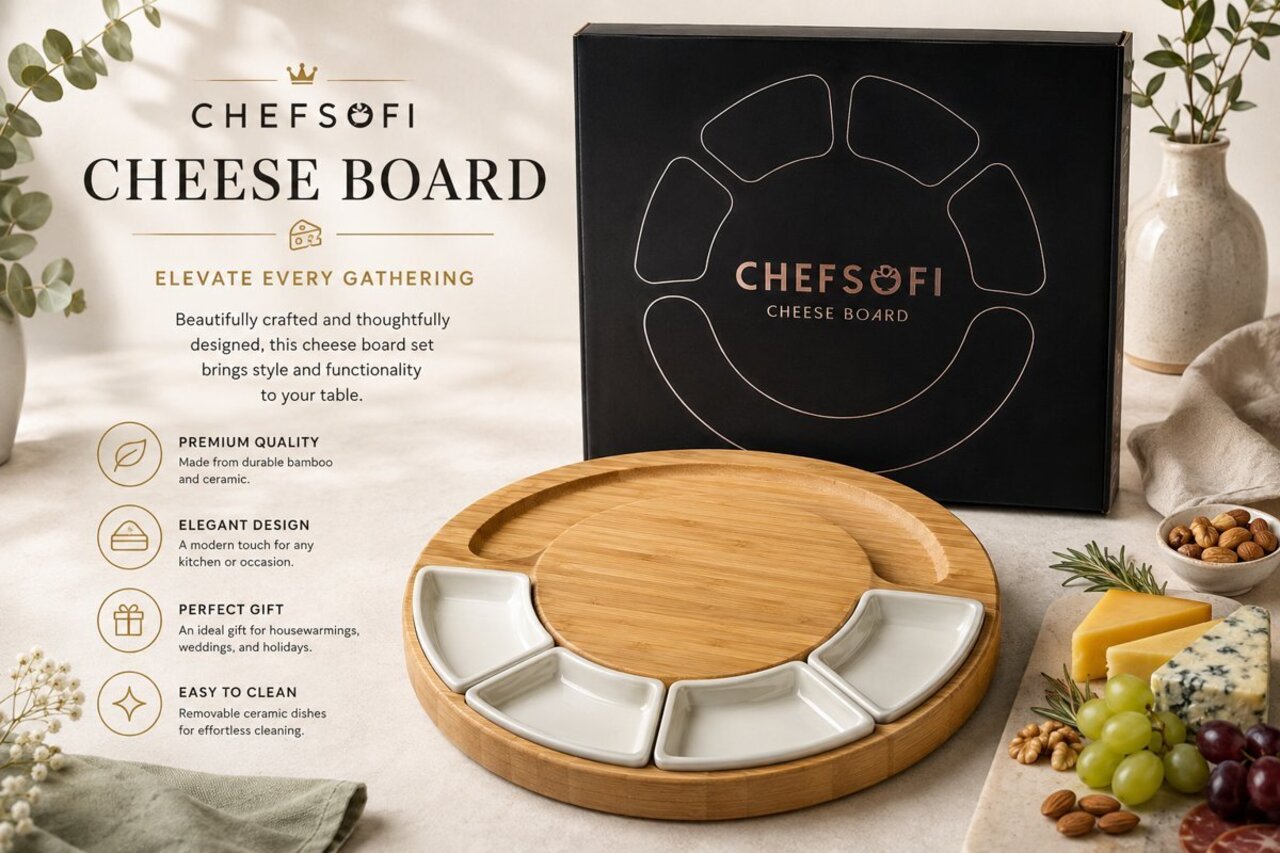 Cheese & Charcuterie Board Set auction item image
