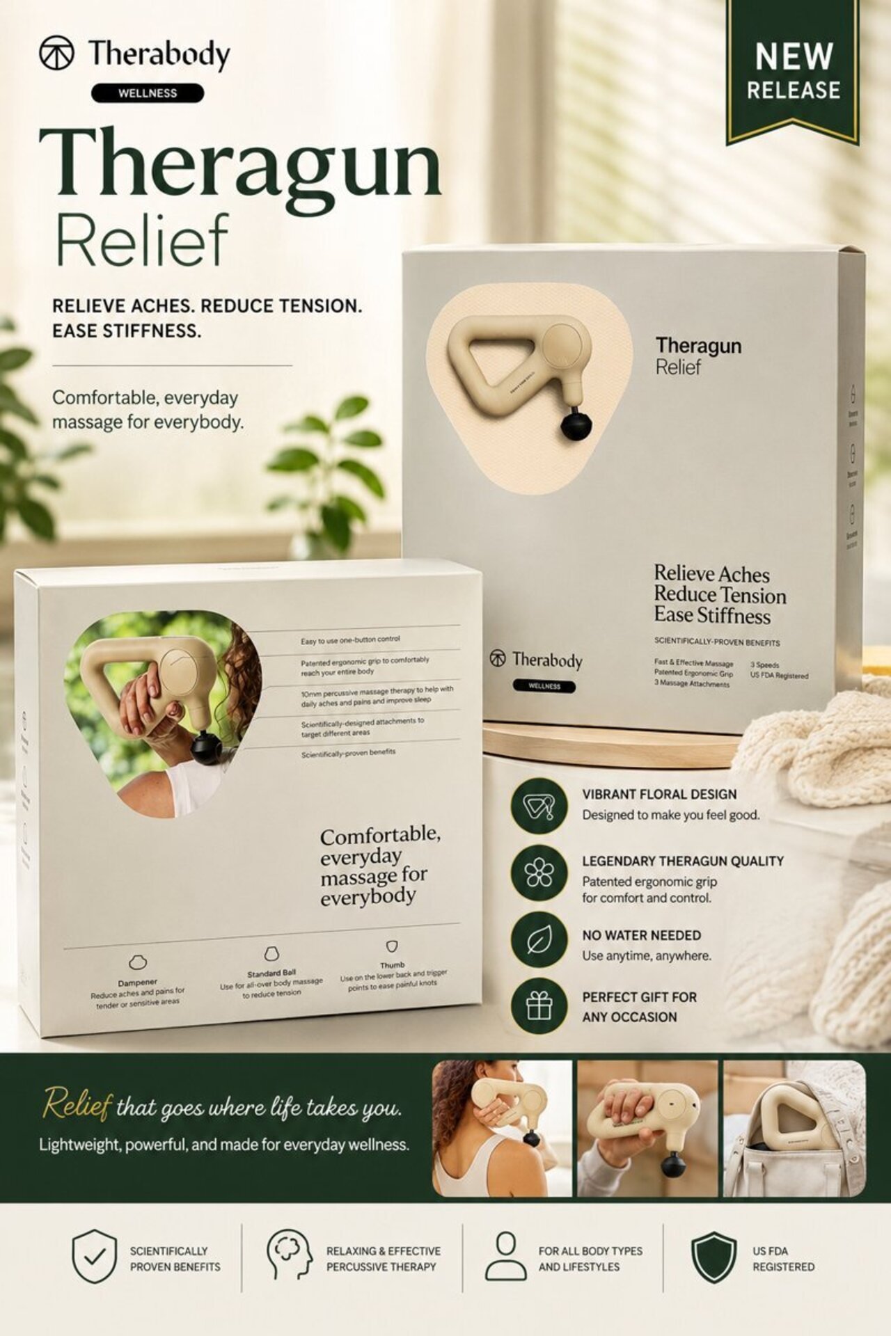 Theragun Relief Percussive Massager auction item image
