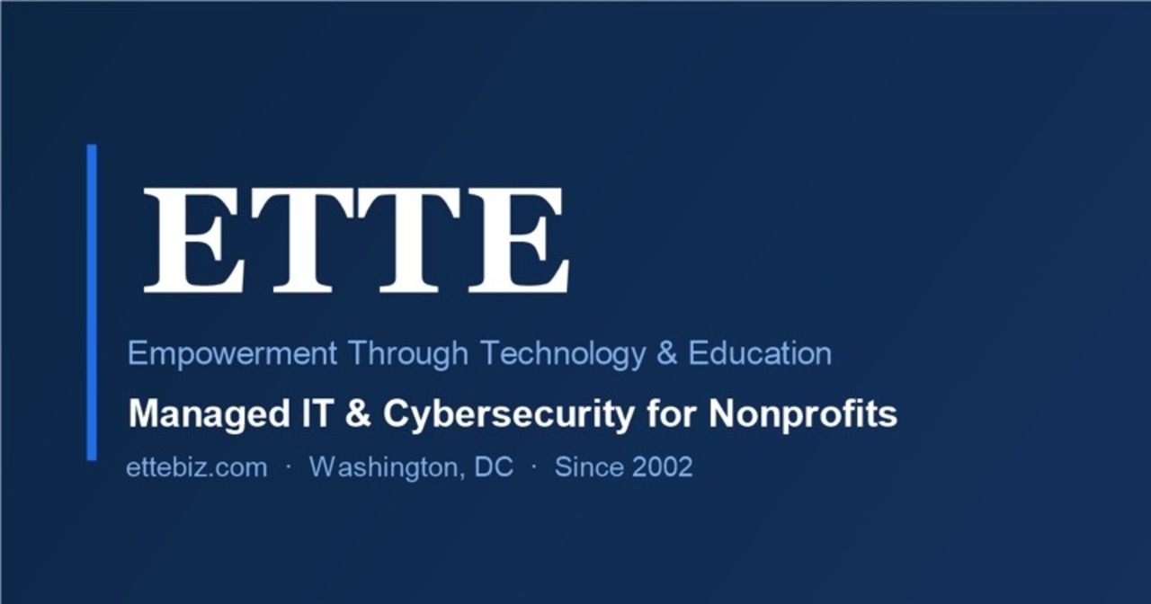 Two Hour IT Strategy Consultation with ETTE's CTO and President auction item image