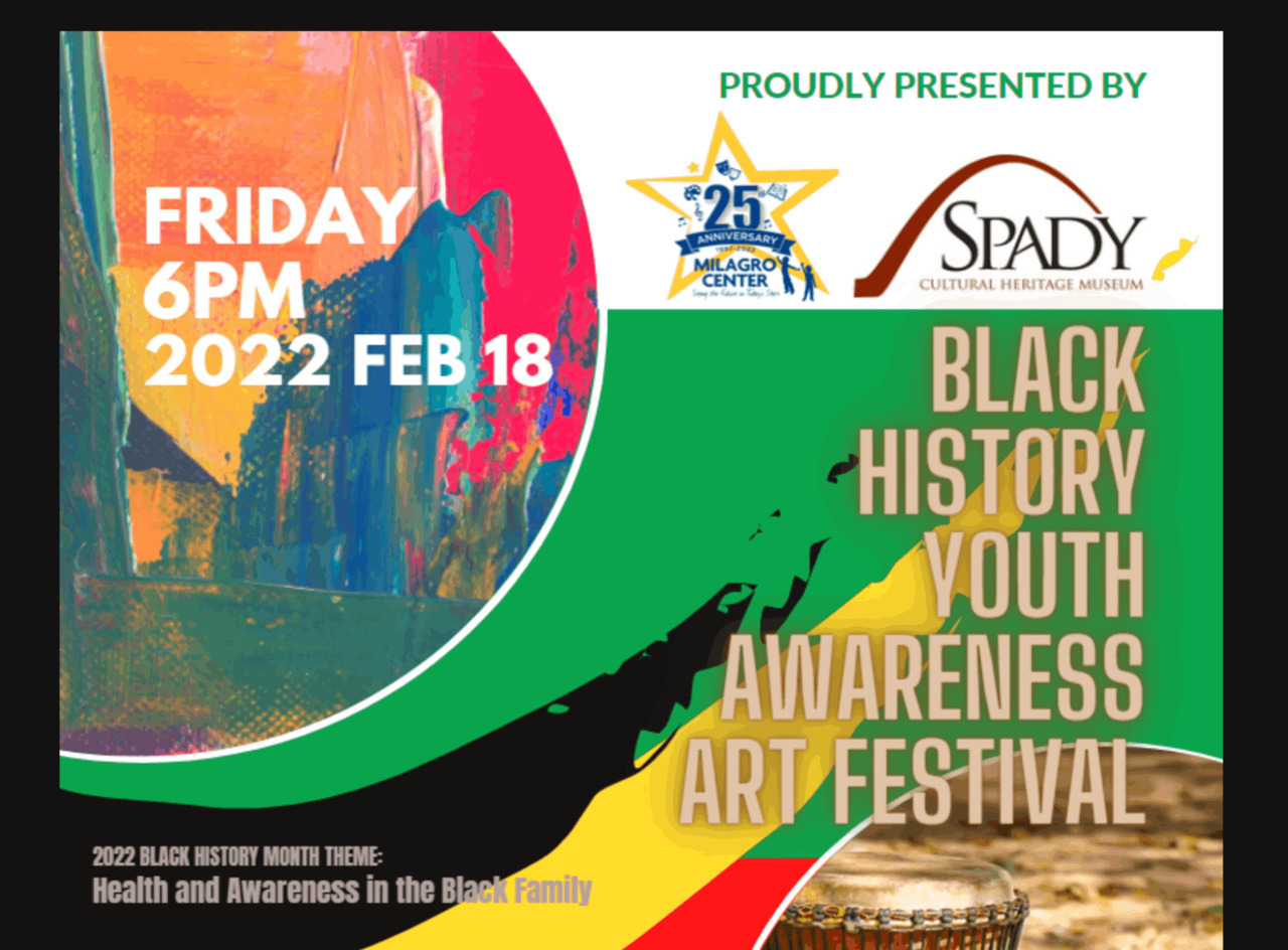 Black History Youth Awareness Art Festival (BHYAAF) logo