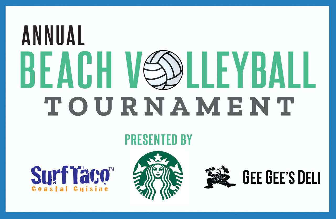 16th Annual Beach Volleyball Tournament logo