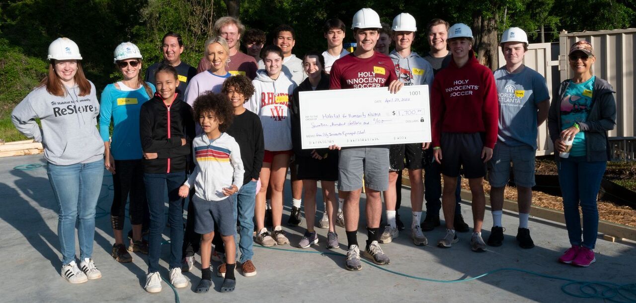 Holy Innocents' 2023 Habitat Build logo