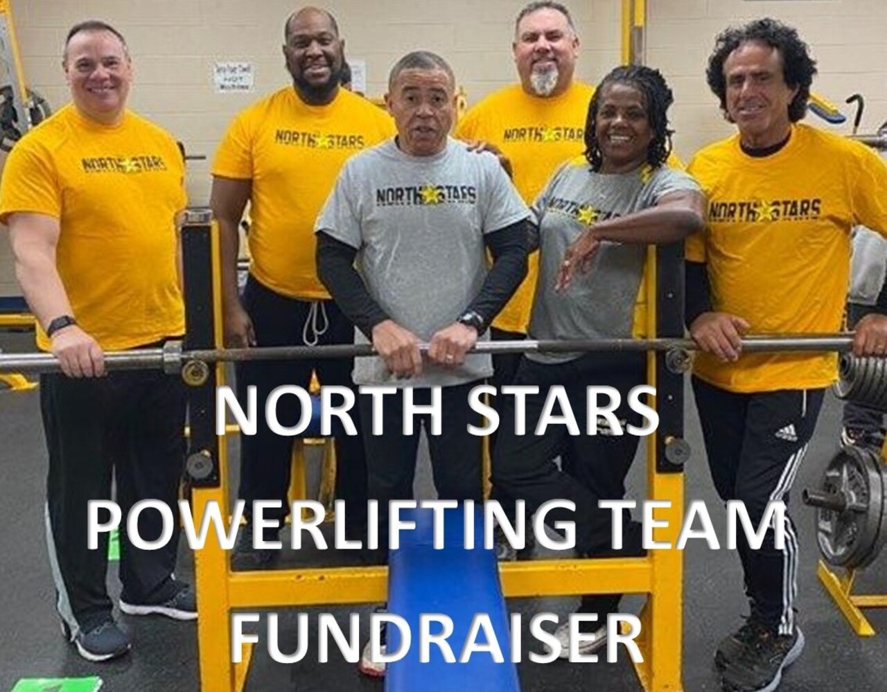North Stars Powerlifting Team Fundraiser logo