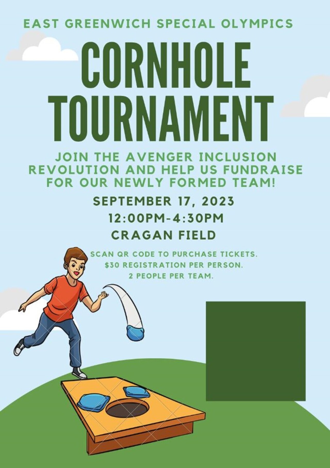 East Greenwich Corn Hole Tournament logo