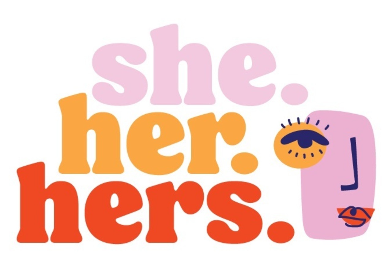 She. Her. Hers. A Celebration of Women Build 2024 logo