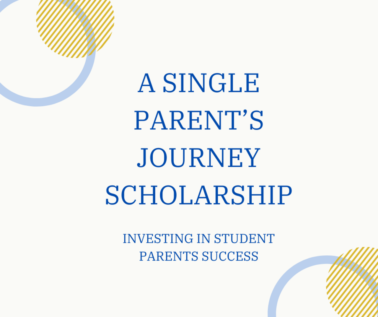 A Single Parent's Journey Scholarship logo