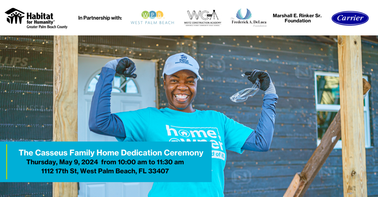 Casseus Family Home Dedication Ceremony logo