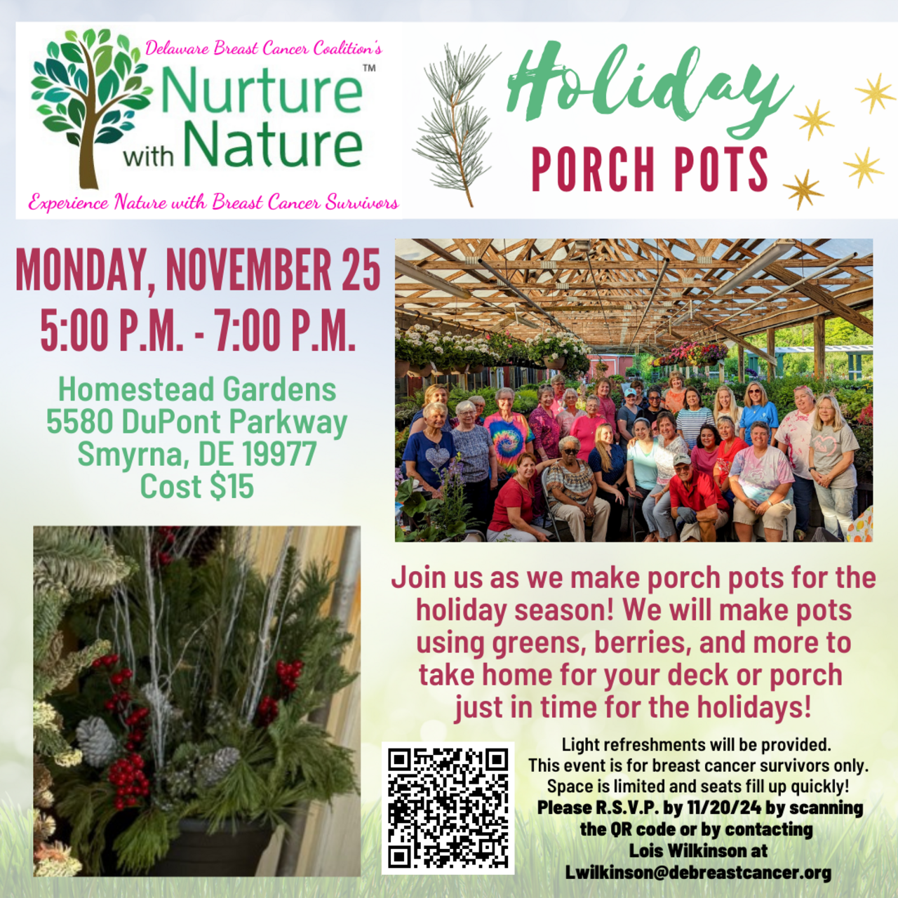 NWN Holiday Porch Pots 2024 logo