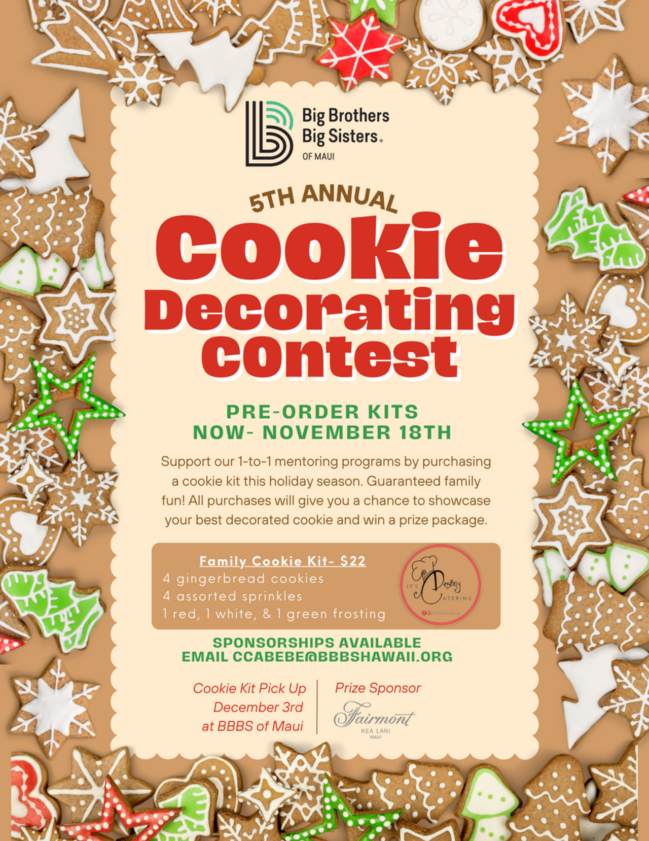 Maui Cookie Decorating Contest 2024 logo