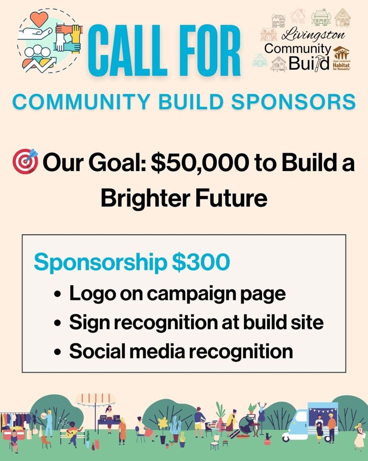 Livingston Community Build logo