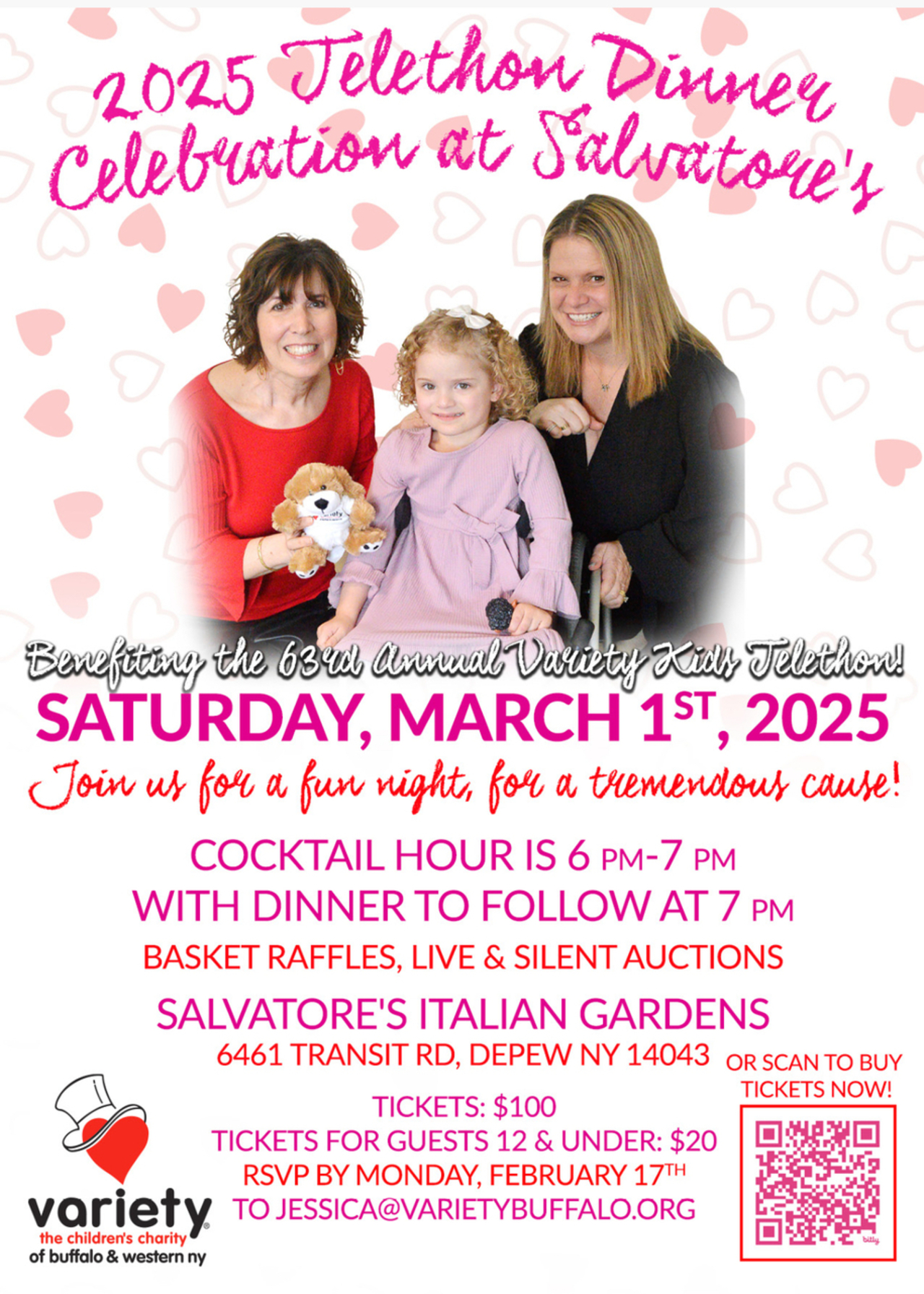 2025 TELETHON DINNER CELEBRATION @ SALVATORE’S  logo