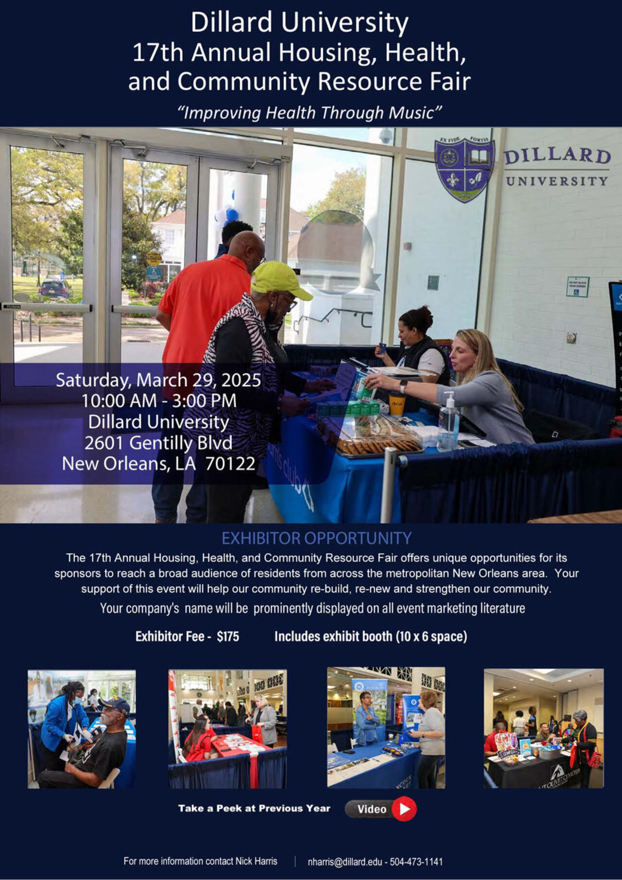 Dillard University 17th Annual  Resource Fair logo