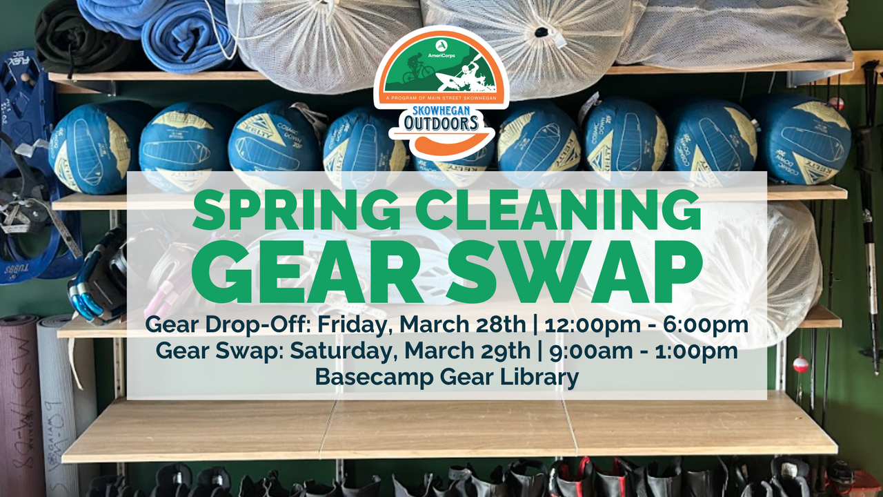 Skowhegan Outdoors Basecamp Gear Swap logo