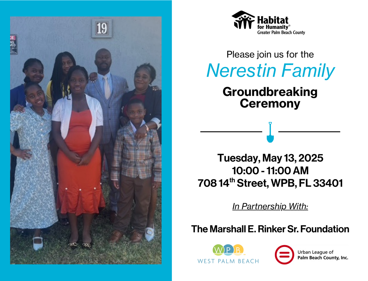 Nerestin Family Groundbreaking Ceremony logo