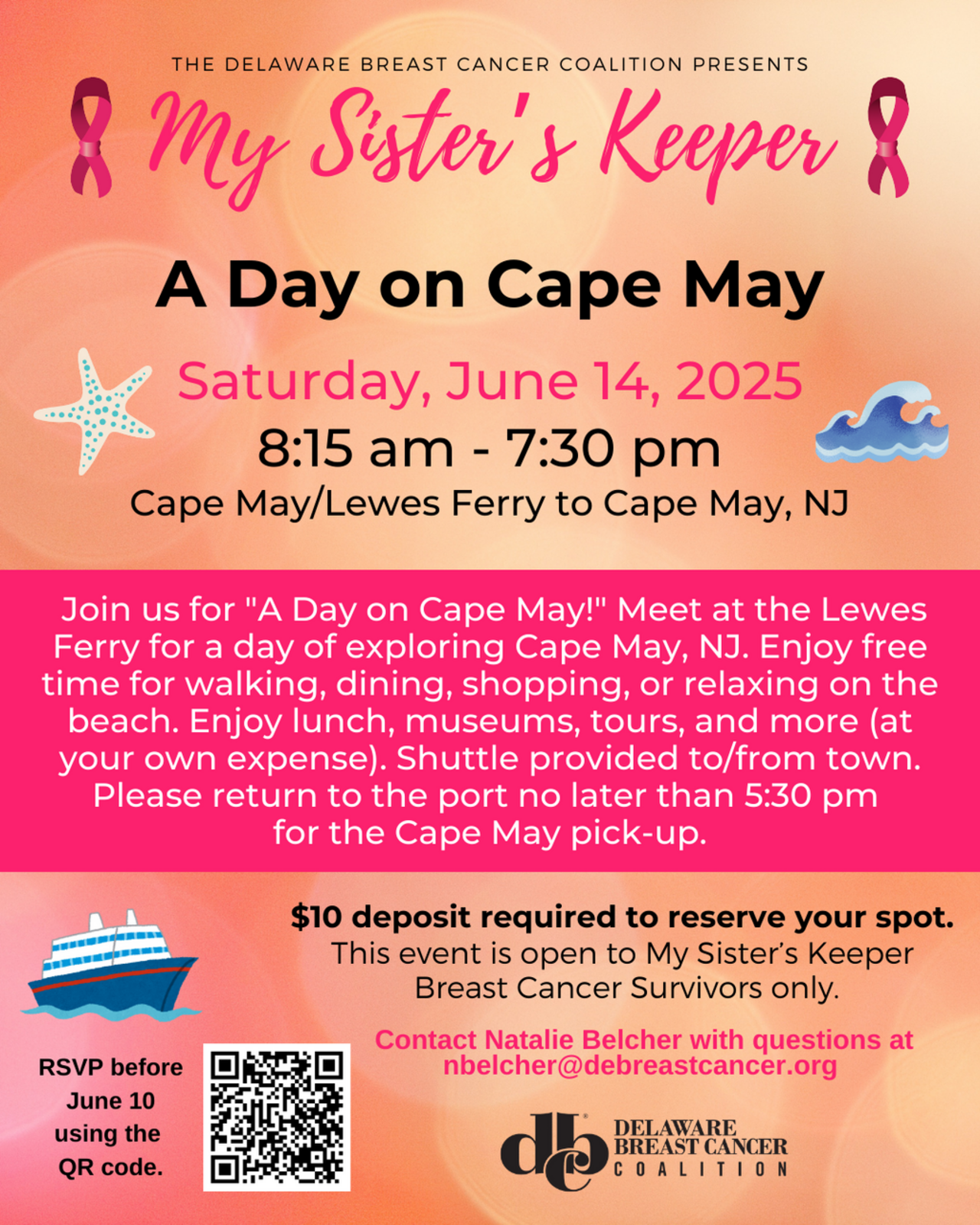 MSK A Day on Cape May 2025 logo