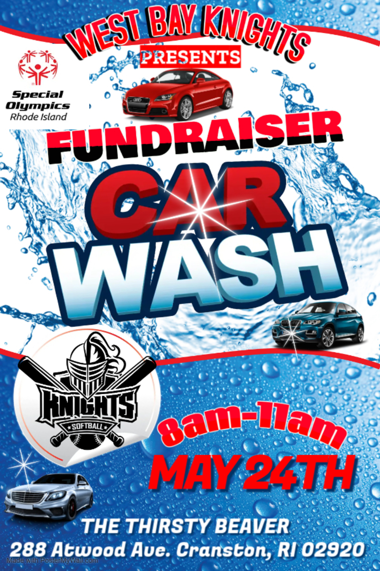 West Bay Knights Car Wash logo