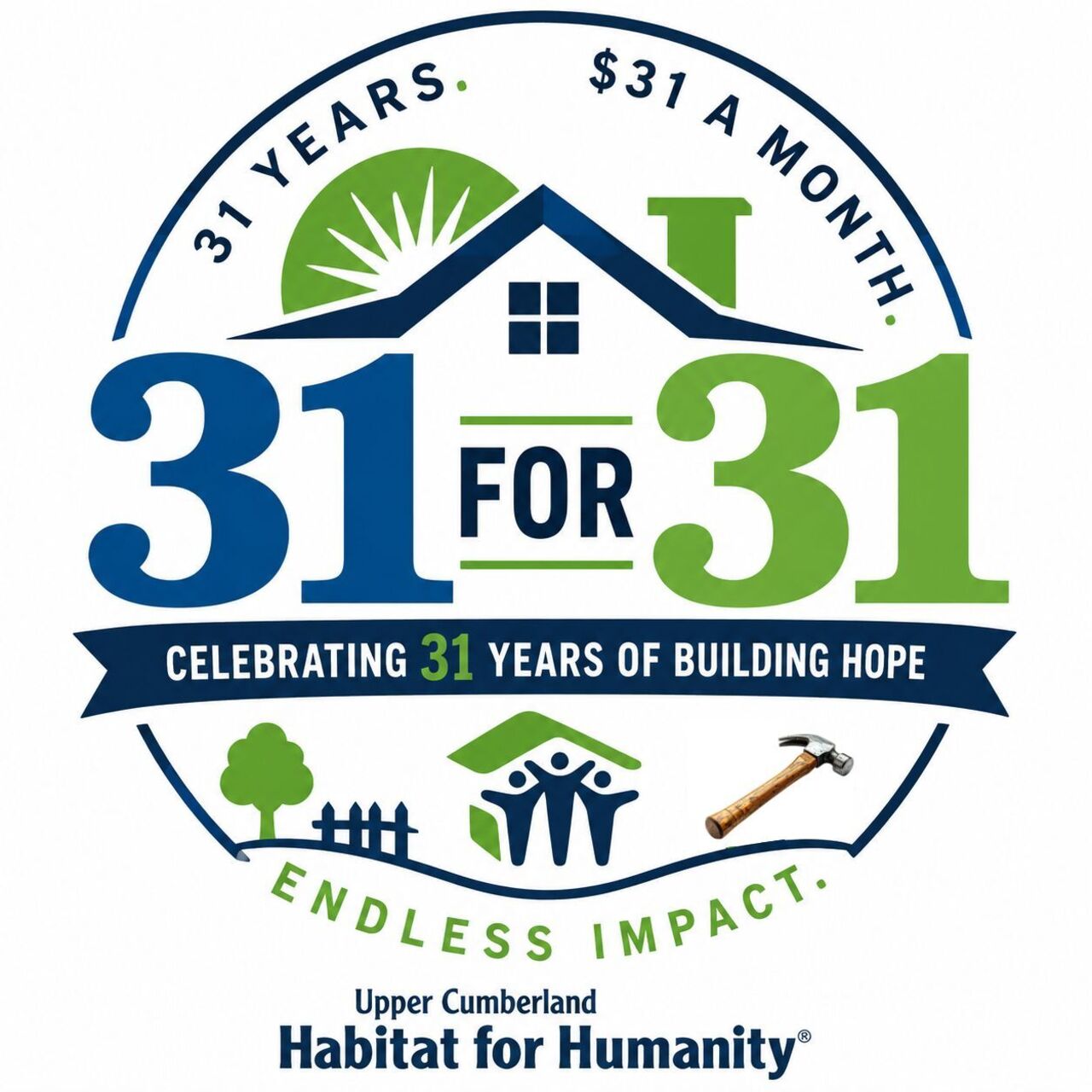 Build the Next 31 Years of Homes: $31 at a Time logo