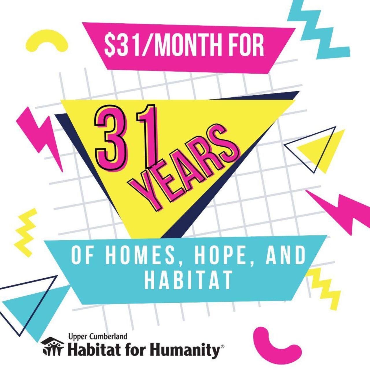 Build the Next 31 Years of Homes: $31 at a Time logo