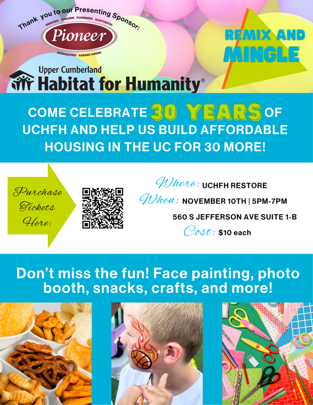 30th Celebration Remix and Mingle logo